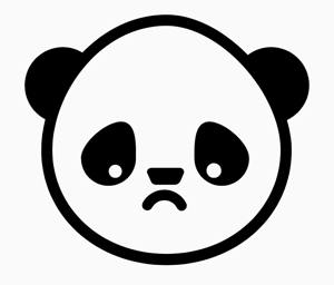 sad-panda by Nick Bluth