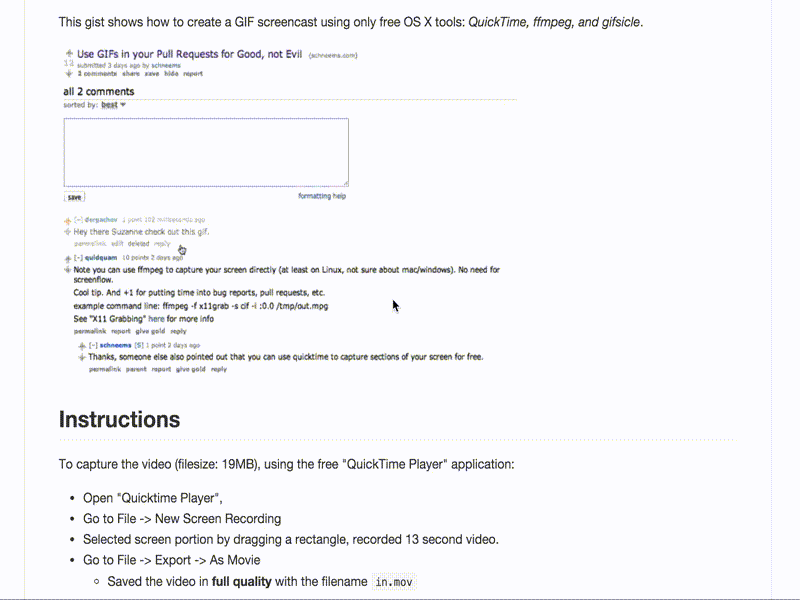 How To Make GIF On Mac OS X Free